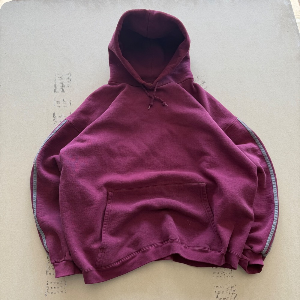 90's Vintage Adidas Hoodie Maroon Skater Baggy